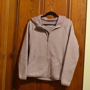 Smartwool Half Zip Fleece Pullover With a Hood